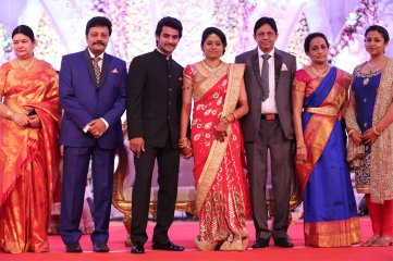 Hero Aadi Wedding Reception Photos